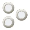 Spot Encastrable Eglo Fueva Led Nickel Mat, 3 Lumieres
