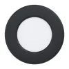 Spot Encastrable Eglo Fueva Led Noir, 1 Lumiere