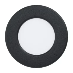 Spot Encastrable Eglo Fueva Led Noir, 1 Lumiere
