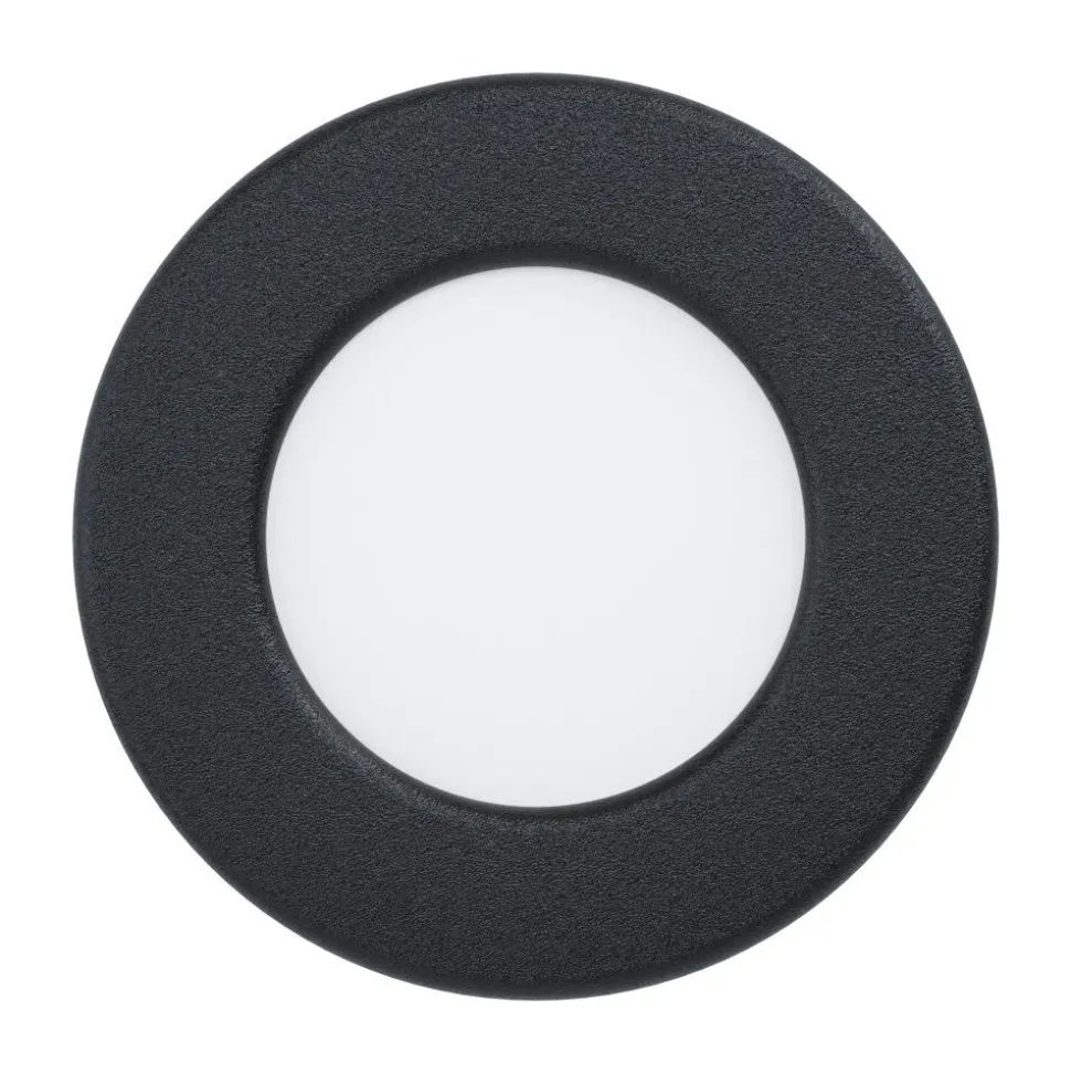 Spot Encastrable Eglo Fueva Led Noir, 1 Lumiere