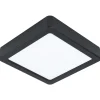 Spot Encastrable Eglo Fueva Led Noir, 1 Lumiere