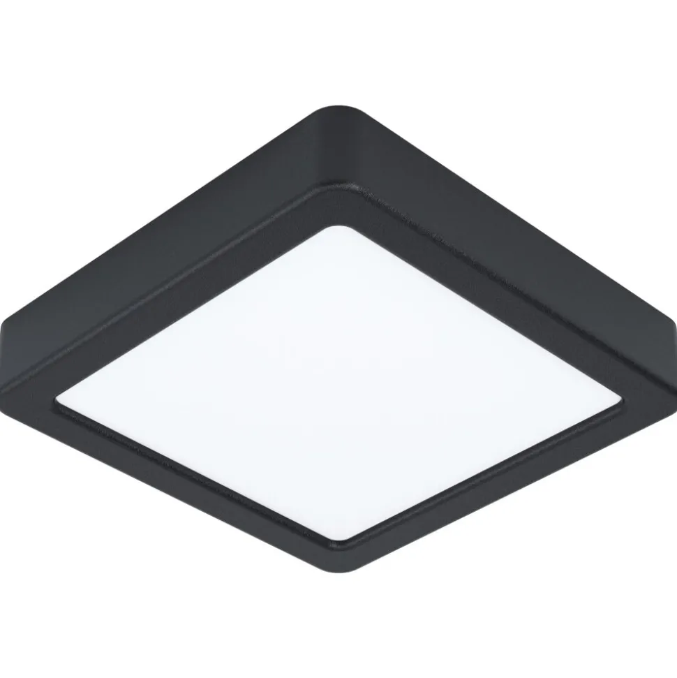 Spot Encastrable Eglo Fueva Led Noir, 1 Lumiere