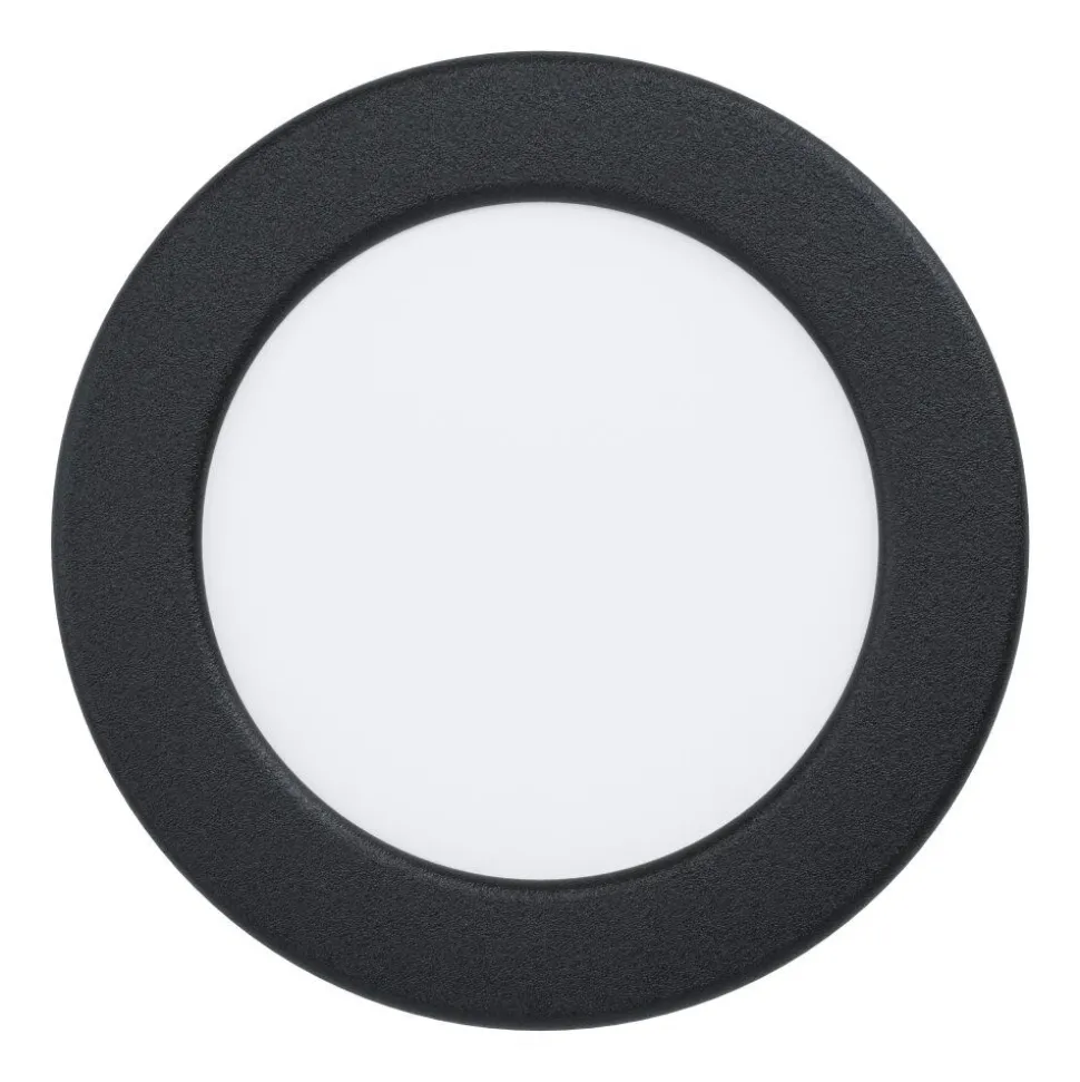 Spot Encastrable Eglo Fueva Led Noir, 1 Lumiere