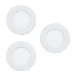 Spot Encastrable Eglo Fueva Led Blanc, 3 Lumieres