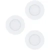 Spot Encastrable Eglo Fueva Led Blanc, 3 Lumieres