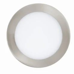 Spot Encastrable Eglo Fueva-C Led Nickel Mat, 1 Lumiere, Changeur De Couleurs