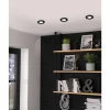 Spot Encastrable Eglo Peneto Led Noir, 3 Lumieres