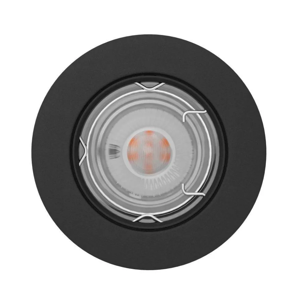 Spot Encastrable Eglo Peneto Led Noir, 3 Lumieres
