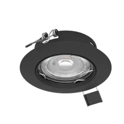 Spot Encastrable Eglo Peneto Led Noir, 3 Lumieres