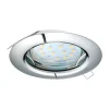 Spot Encastrable Eglo Peneto Led Chrome, 1 Lumiere