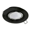 Spot Encastrable Eglo Peneto Led Noir, 1 Lumiere