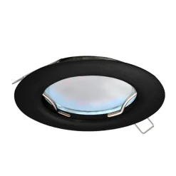 Spot Encastrable Eglo Peneto Led Noir, 1 Lumiere