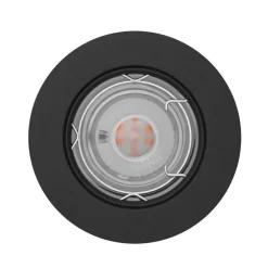 Spot Encastrable Eglo Peneto Led Noir, 1 Lumiere