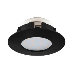 Spot Encastrable Eglo Pineda Led Noir, 1 Lumiere
