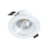 Spot Encastrable Eglo Salabate Led Blanc, 1 Lumiere