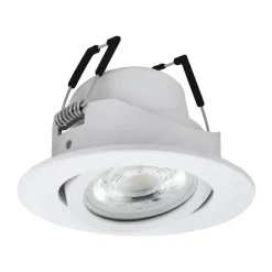 Spot Encastrable Eglo Saliceto-Z Led Blanc, 1 Lumiere