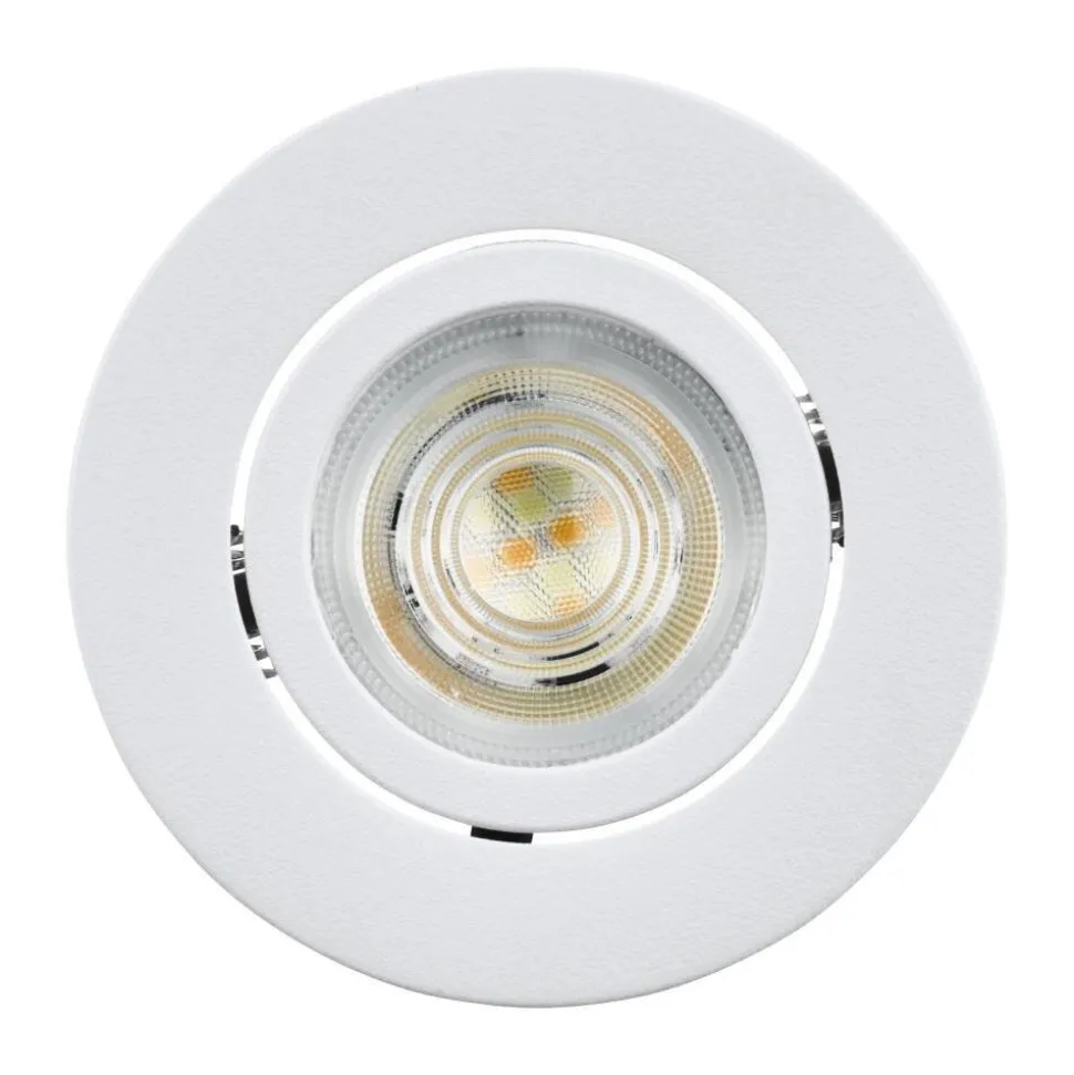 Spot Encastrable Eglo Saliceto-Z Led Blanc, 1 Lumiere