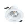 Spot Encastrable Eglo Salabate Led Blanc, 1 Lumiere