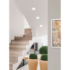 Spot Encastrable Eglo Salabate Led Blanc, 1 Lumiere