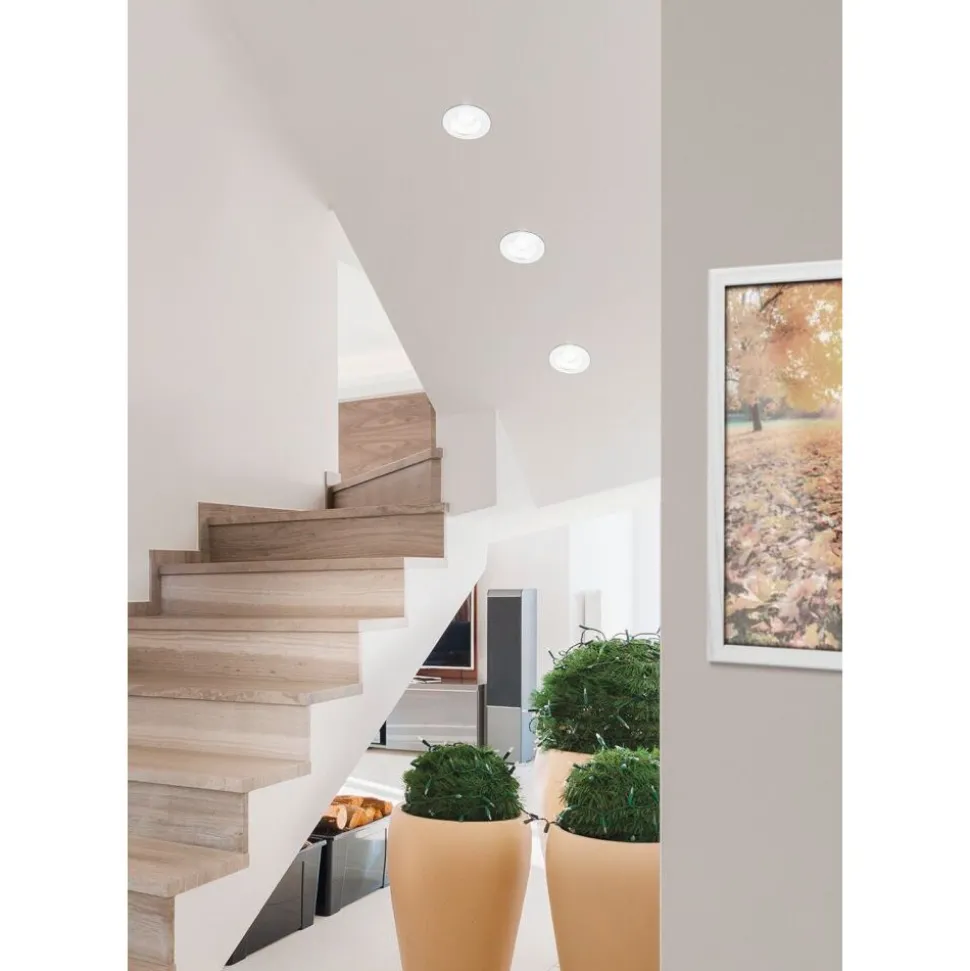 Spot Encastrable Eglo Salabate Led Blanc, 1 Lumiere