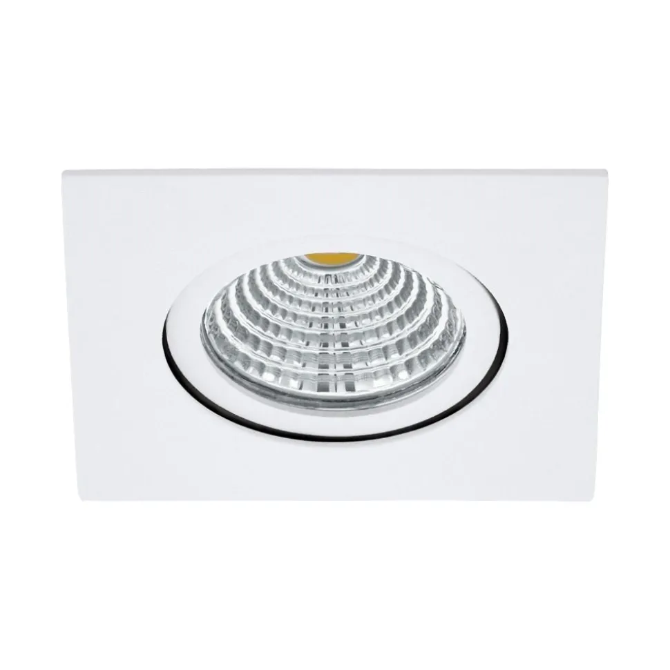 Spot Encastrable Eglo Saliceto Led Blanc, 1 Lumiere
