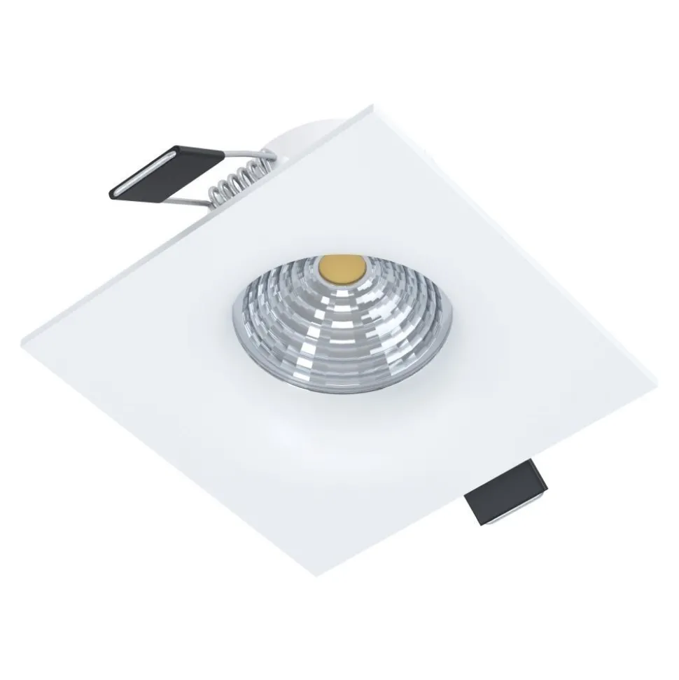 Spot Encastrable Eglo Saliceto Led Blanc, 1 Lumiere