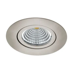 Spot Encastrable Eglo Saliceto Led Nickel Mat, 1 Lumiere
