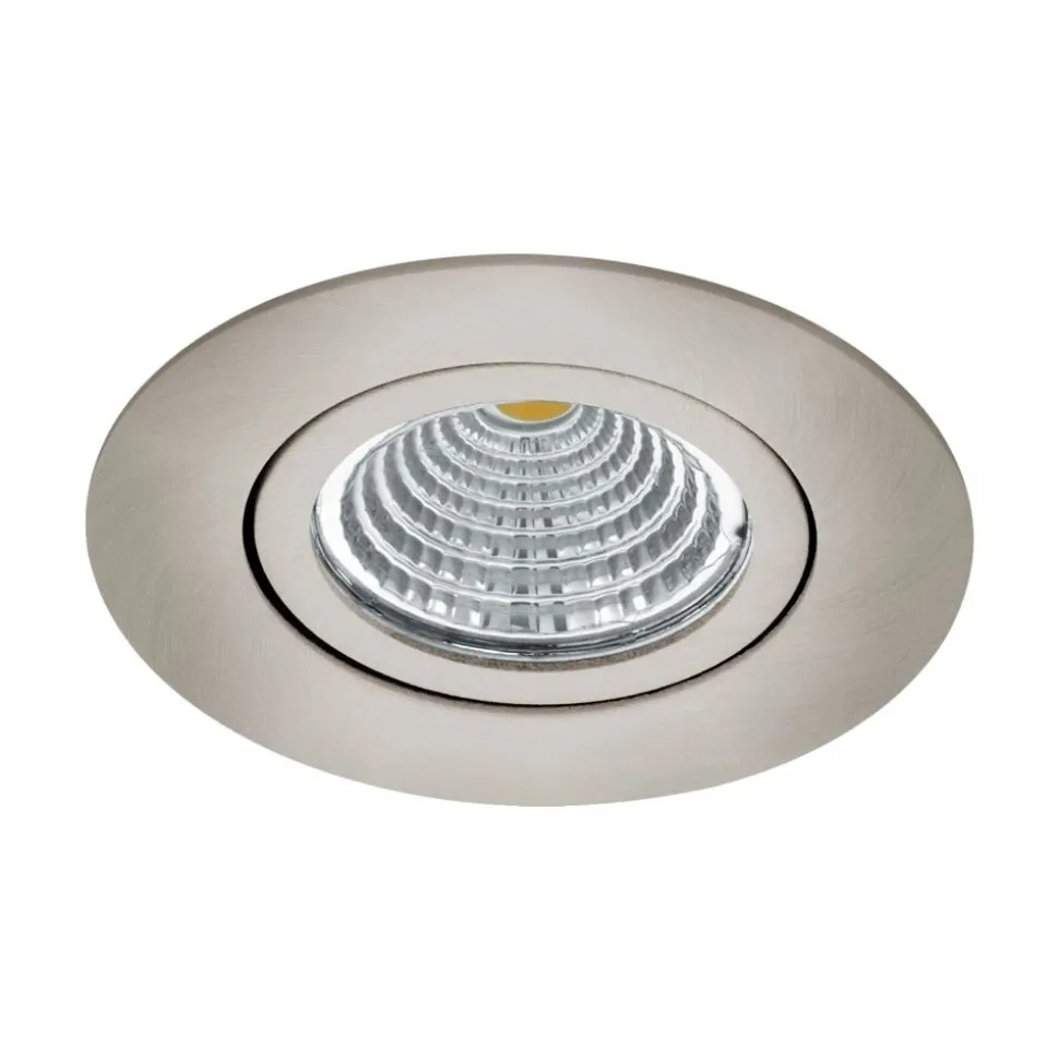 Spot Encastrable Eglo Saliceto Led Nickel Mat, 1 Lumiere