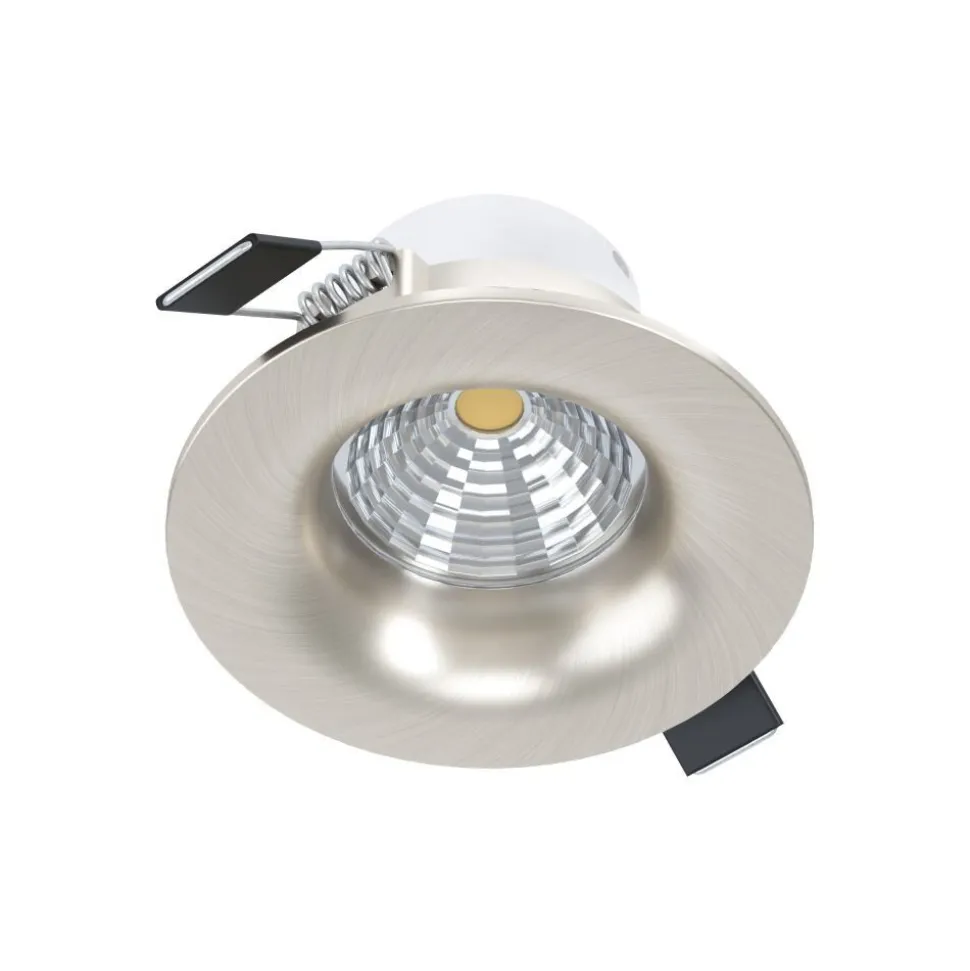 Spot Encastrable Eglo Saliceto Led Nickel Mat, 1 Lumiere