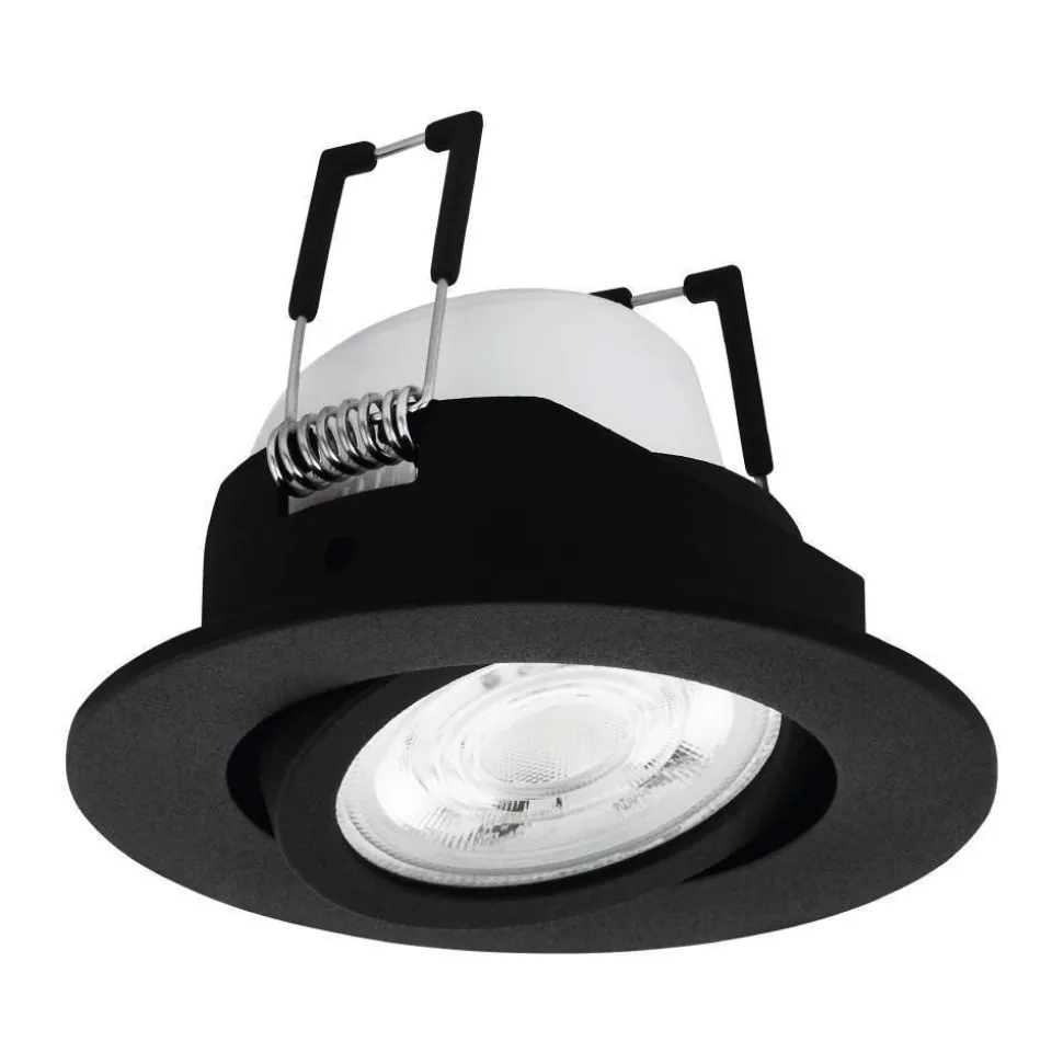 Spot Encastrable Eglo Saliceto-Z Led Noir, 1 Lumiere