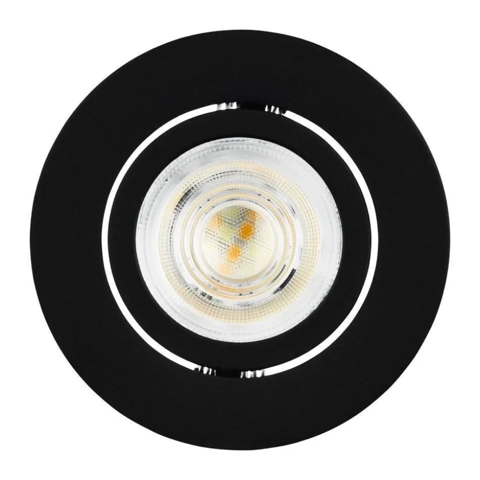 Spot Encastrable Eglo Saliceto-Z Led Noir, 1 Lumiere