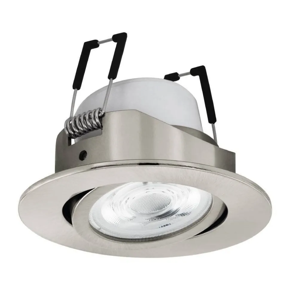 Spot Encastrable Eglo Saliceto-Z Led Nickel Mat, 1 Lumiere