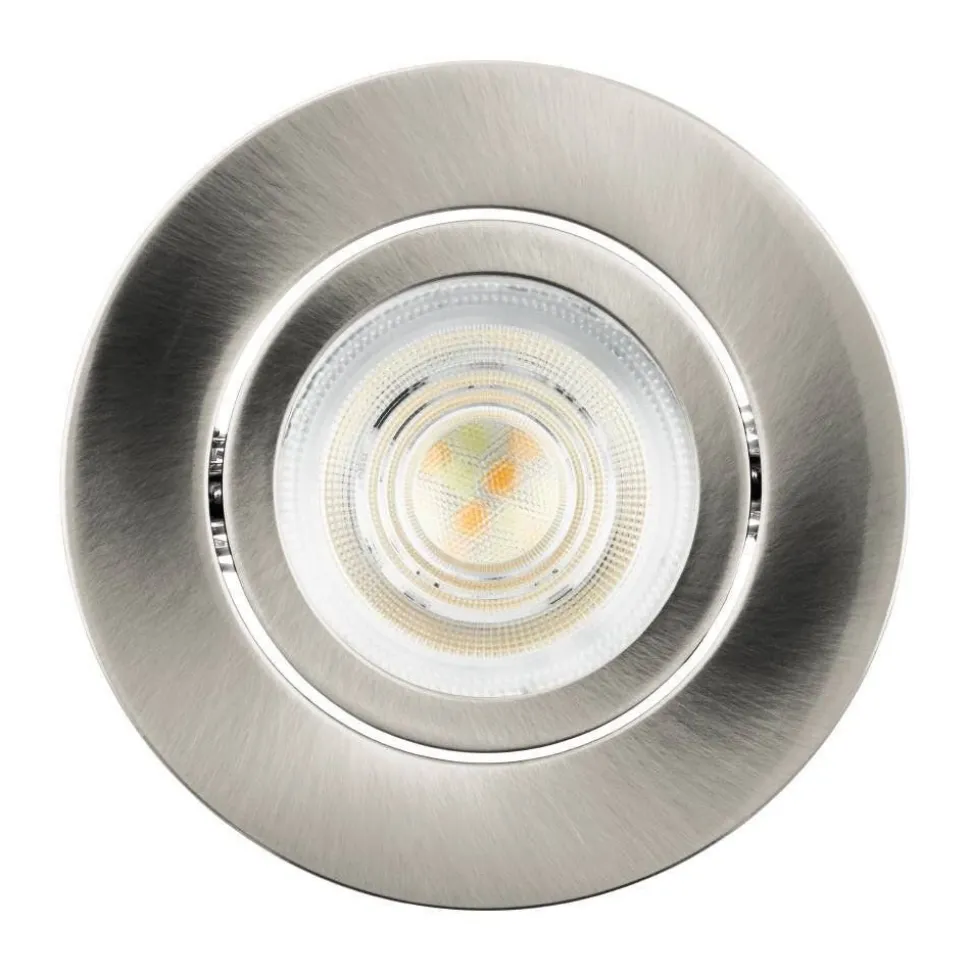 Spot Encastrable Eglo Saliceto-Z Led Nickel Mat, 1 Lumiere