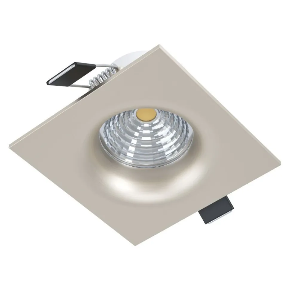 Spot Encastrable Eglo Saliceto Led Nickel Mat, 1 Lumiere