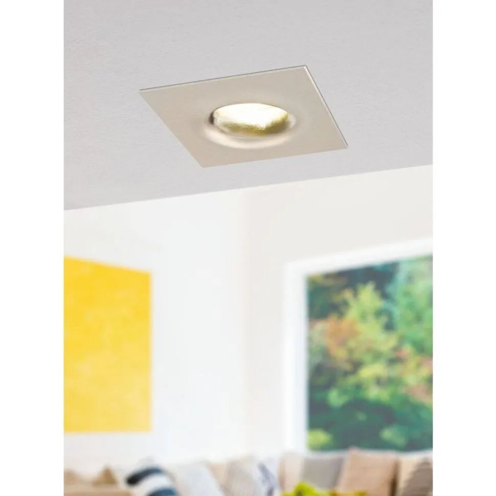 Spot Encastrable Eglo Saliceto Led Nickel Mat, 1 Lumiere