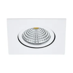 Spot Encastrable Eglo Saliceto Led Blanc, 1 Lumiere