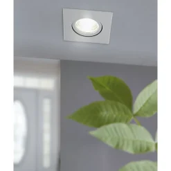 Spot Encastrable Eglo Saliceto Led Blanc, 1 Lumiere