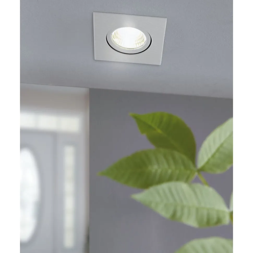 Spot Encastrable Eglo Saliceto Led Blanc, 1 Lumiere
