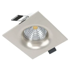 Spot Encastrable Eglo Saliceto Led Nickel Mat, 1 Lumiere