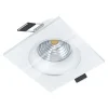 Spot Encastrable Eglo Salabate Led Blanc, 1 Lumiere