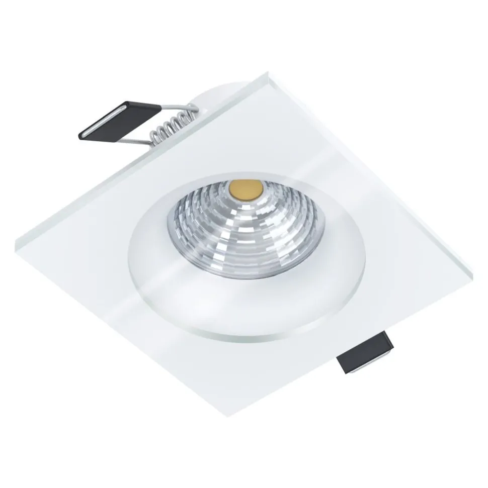 Spot Encastrable Eglo Salabate Led Blanc, 1 Lumiere