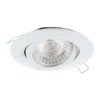 Spot Encastrable Eglo Tedo Led Blanc, 1 Lumiere