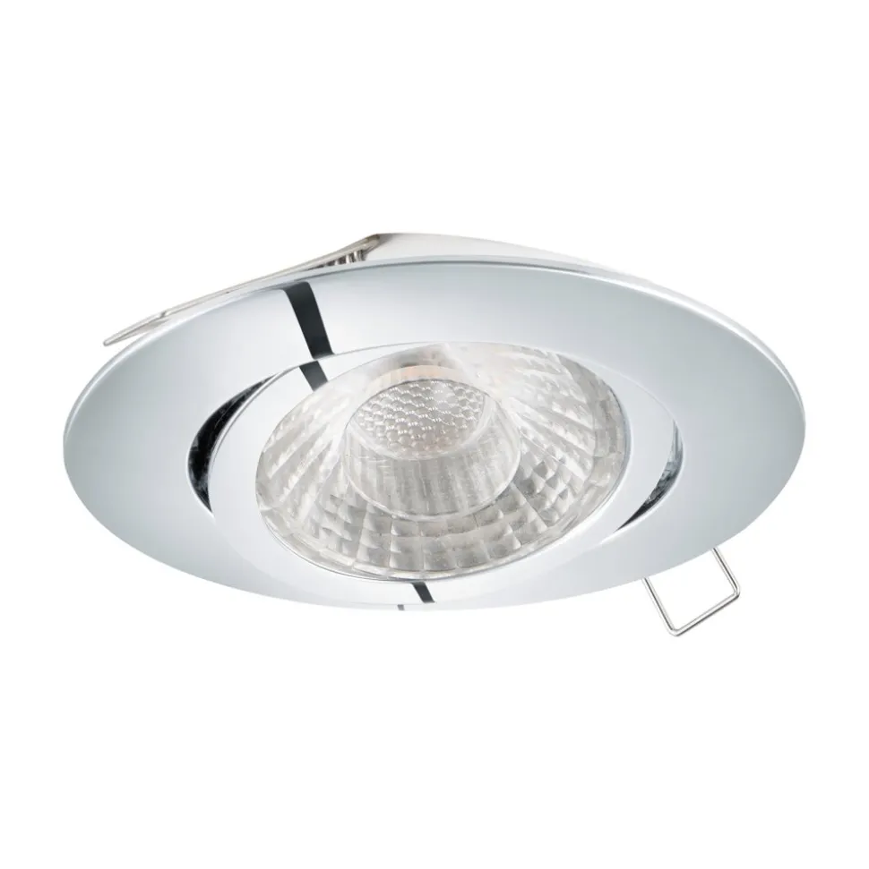 Spot Encastrable Eglo Tedo Led Chrome, 1 Lumiere