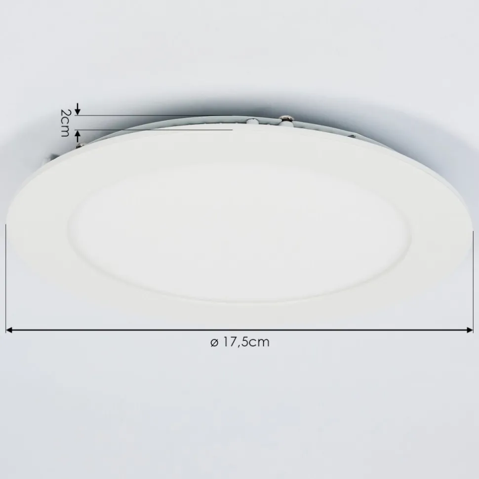 Spot Encastrable Finsrud Led Blanc, 1 Lumiere