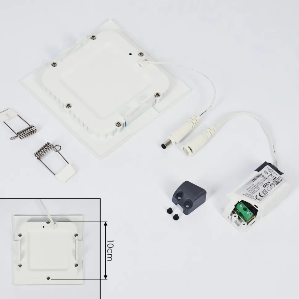 Spot Encastrable Finsrud Led Blanc, 1 Lumiere