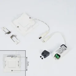 Spot Encastrable Finsrud Led Blanc, 1 Lumiere