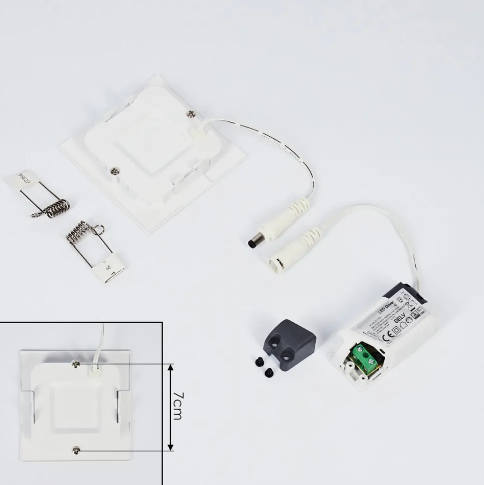 Spot Encastrable Finsrud Led Blanc, 1 Lumiere