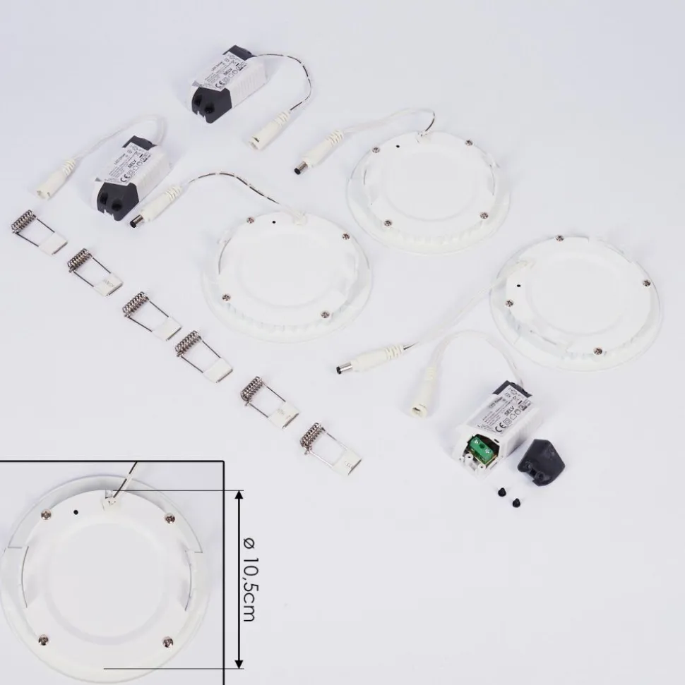 Spot Encastrable Finsrud Led Blanc, 1 Lumiere