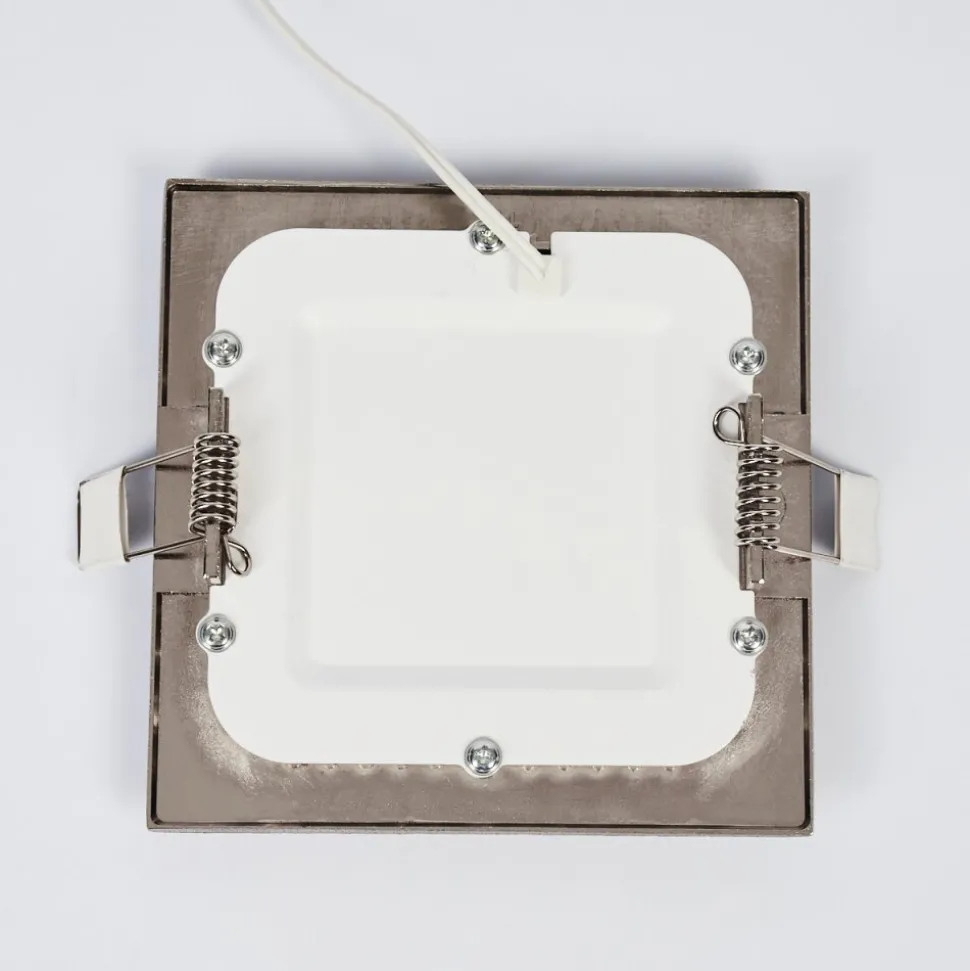 Spot Encastrable Finsrud Led Nickel Mat, 1 Lumiere