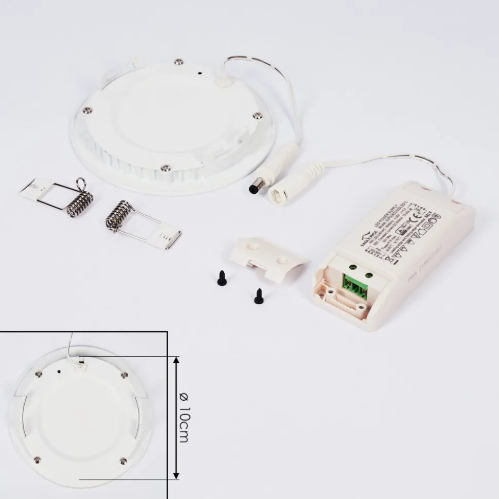 Spot Encastrable Finsrud Led Blanc, 1 Lumiere
